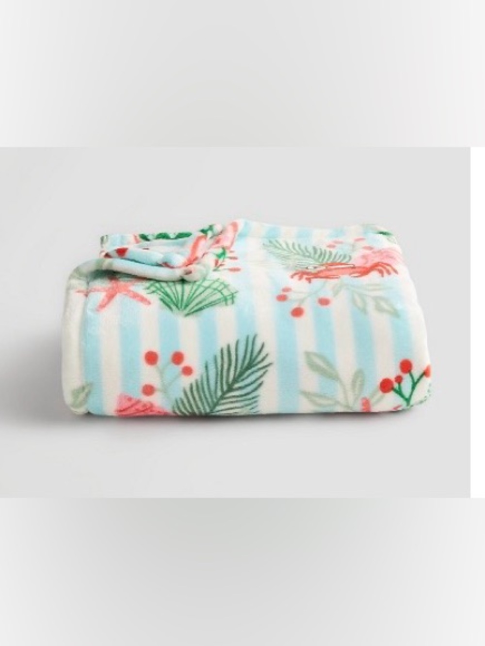 The Big One Sardine Santa Throw Blanket